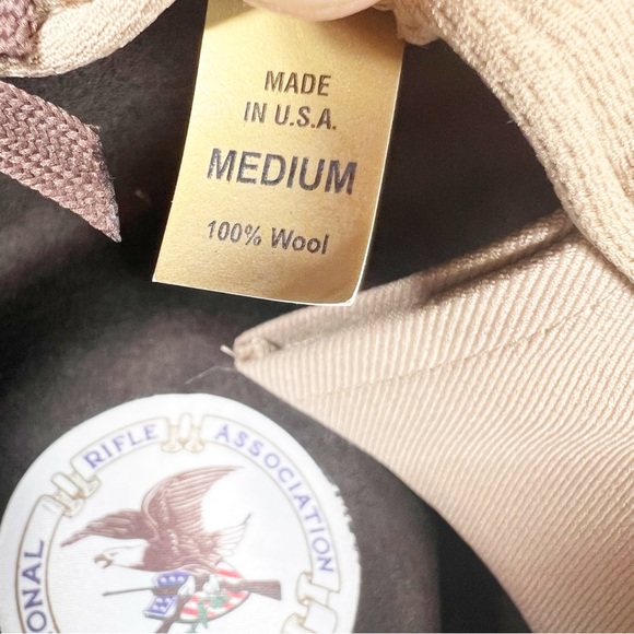 Resistol NRA Dark Brown Wool Felt Western Cowboy Hat Size Medium - Picture 10 of 10